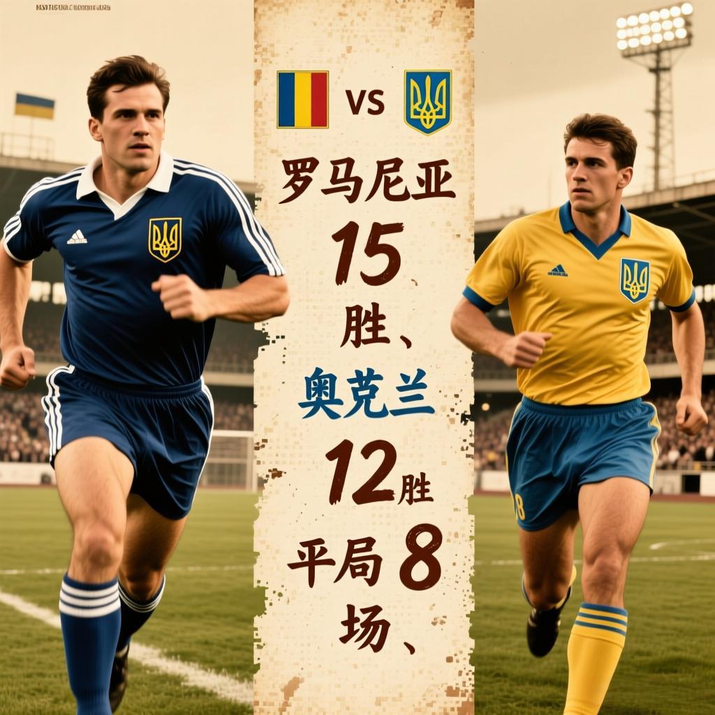 罗马尼亚vs乌克兰历史战绩：巴尔干绿茵对决，岁月镌刻的德比荣光