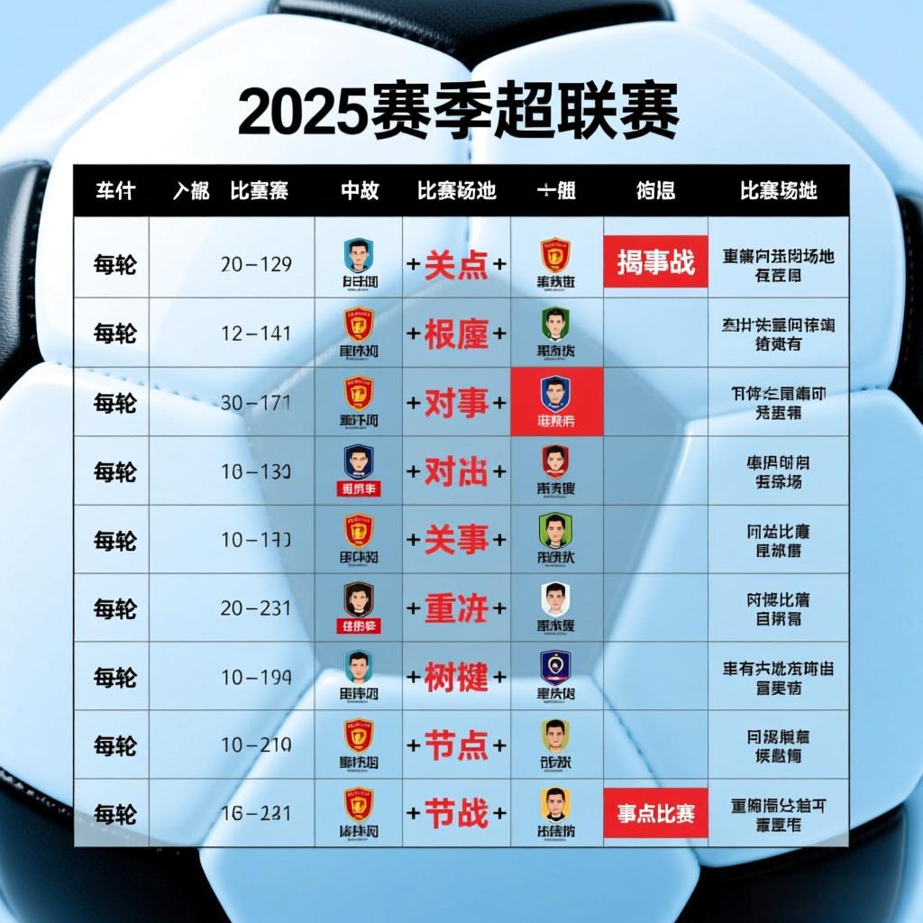 赛程铺就绿茵征程，群雄逐鹿筑梦中超——解读2025赛季中超联赛赛程表