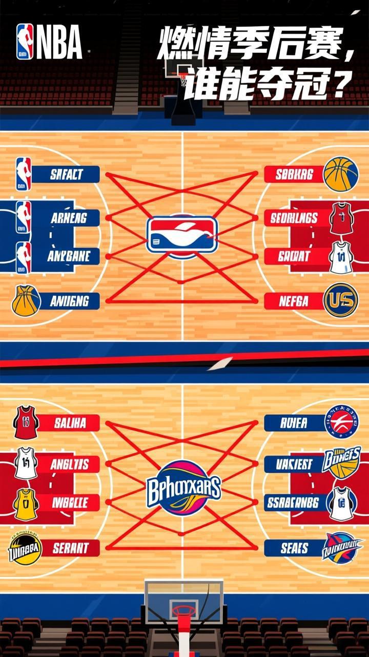 NBA季后赛对阵图：通往奥布莱恩杯的终极密码